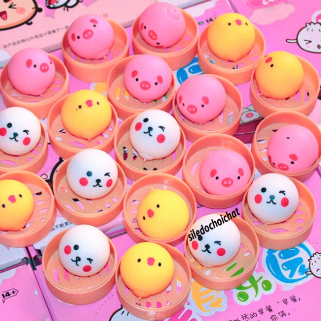 ⚡ BÁNH BAO ⚡ công cụ giải trí xả stress- squishy mini mochi-squishy mochi-squishy giảm stress-mềm dẻ
