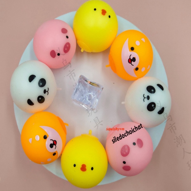 Đồ chơi bánh bao xả stress- squishy mini mochi-squishy mochi-squishy giảm stress-mềm dẻo,giải tỏa că