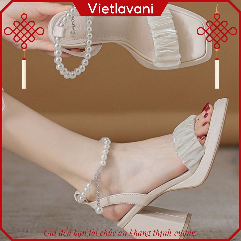 GIÀY SANDAL Size 35-43 CGS102, CÓ 2 MÀU ĐEN TRẮNG, CAO 6P THƯỜNG VÀ 10P ĐẾ ĐÚP, PHÙ HỢP ĐI CHƠI ĐI TIỆC SANG CHẢNH 2023