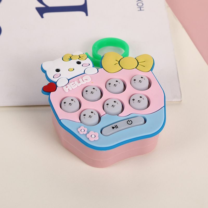 Máy Chơi game Cầm Tay mini whack-a-a-mole Dạng Nhấn Tay mini Có Móc Khóa Cho Học Sinh