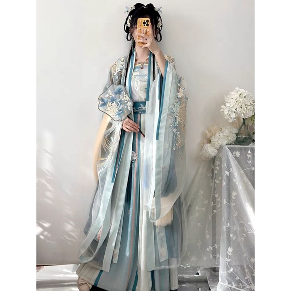 🪭•Cổ trang Trung Quốc_Hán Phục nhà Tống 2023 nữ, đầu mùa Xuân Thu Đông phong cách Trung Hoa•🪭