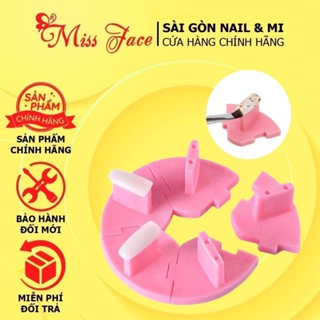  Set đế tròn gắn móng giả tập sơn gel - Đế gắn móng giả làm NAILBOX chuyên dụng giá siêu rẻ . Đế cầm chắc tay 