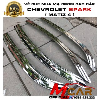 Vè che mưa Chevrolet #Spark, #Matiz 4 hàng mạ Crom cao cấp