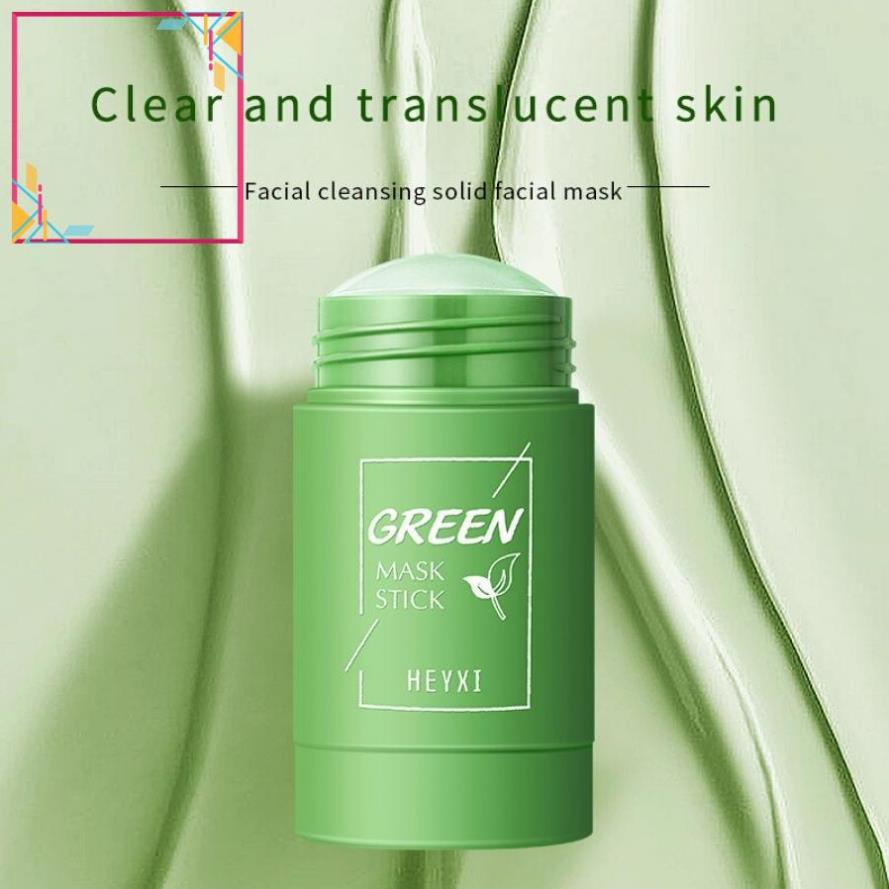xzzx Mặt Nạ Trà Xanh Green Tea Mask Stick Giảm Mụn Đầu Đen Hiệu Quả Mặt Nạ Kiềm Dầu Trắng Da Rửa Sạch Sâu Lỗ Chân Lông