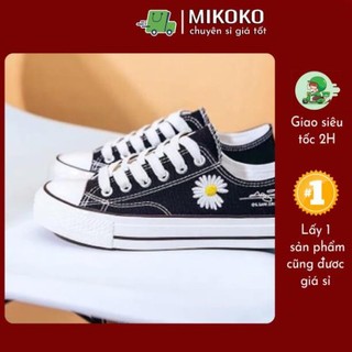 Giày thấp cổ hoa cúc 4 màu