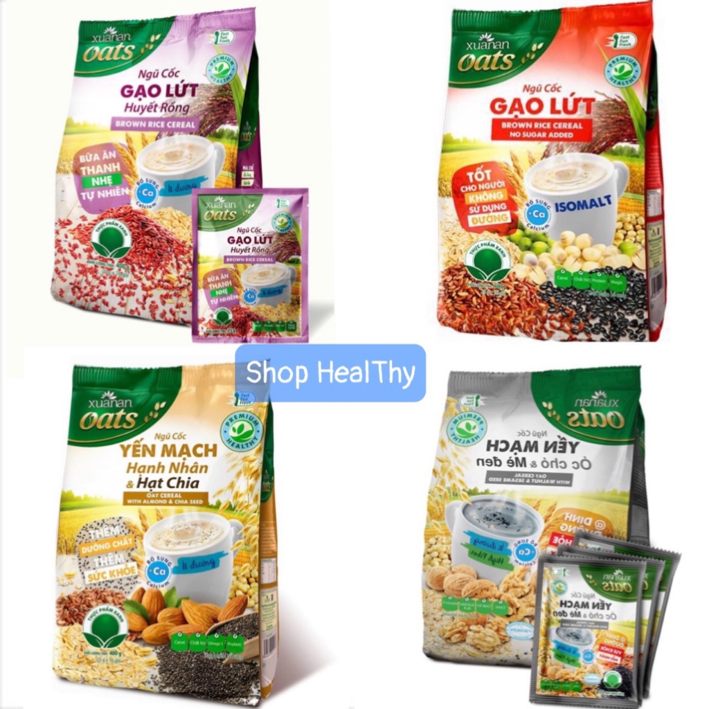 (Combo 5) BN.Cốc Xuân An Các Loại Gói 400gr - Giảm Giá Ko Tặng KM