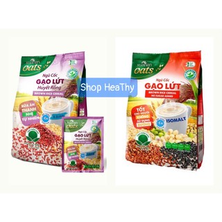 ComBo NC Gạo Lứt Huyết Rồng 400gr + NC Gạo Lứt Ăn Kiêng 400gr - Tặng 2 Gói Y.Mạch