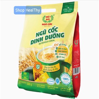 Bột Ngũ Cốc Dinh Dưỡng Việt Đài Túi 500g (25gr x 20gói)