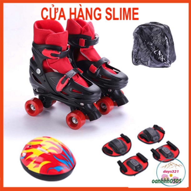 Giày Trượt Patin 4 Bánh 2 hàng chống ngã, Giày patin, patin, patin 4 bánh, patin 2 hàng, khuyễn mãi 