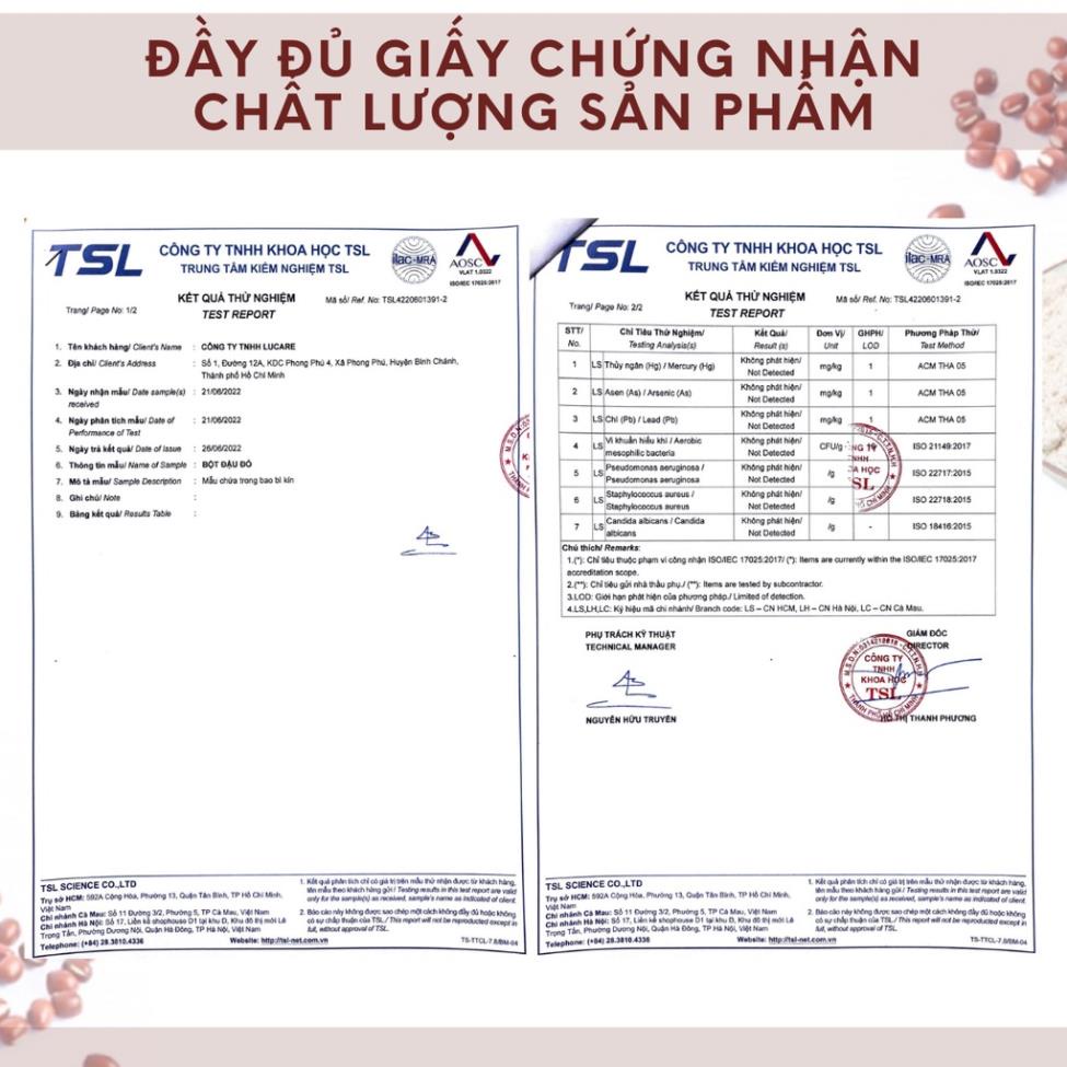 Bột đậu đỏ [ 1KG ] nguyên chất 100% Organic - Tắm trắng da, dưỡng ẩm, mờ thâm, tẩy TBC | BigBuy360 - bigbuy360.vn