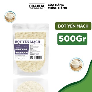 Bột yến mạch nguyên chất xay mịn Obaxua - Đắp mặt nạ dưỡng trắng da, chống nám, giảm thâm mụn