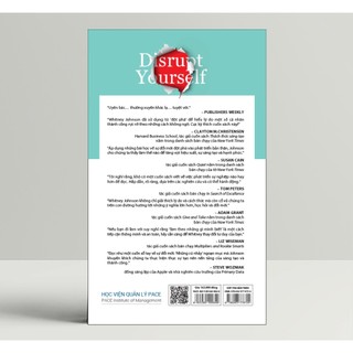 Sách PACE Books - Đột Phá Bản Thân (Disrupt Yourself) - WHITNEY JOHNSON