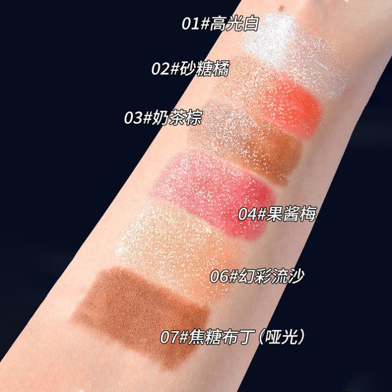Phấn Mắt Dạng Thỏi Hai Đầu Màu Nhũ Lấp Lánh Chống Thấm Nước Lâu Trôi