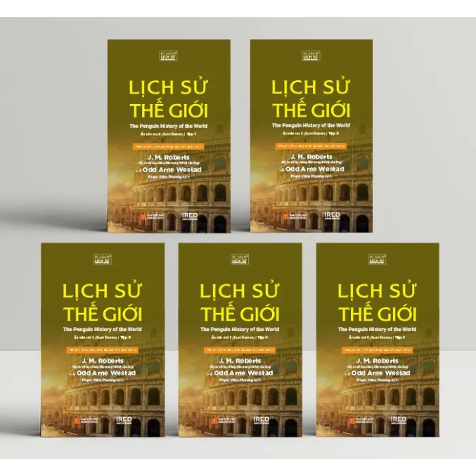 Sách IRED Books - Lịch Sử Thế Giới  - J. M. Roberts và Odd Arne Westad