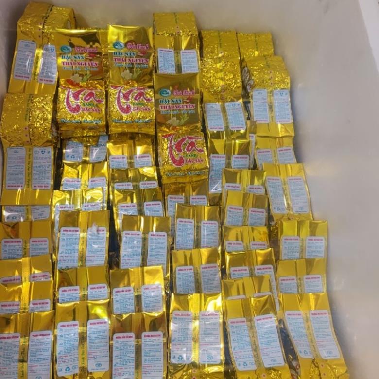 Trà Thái Nguyên búp nguyên lá gói 50gram - lên giỏ quà Tết đẹp sẵn hàng giao Hỏa Tốc