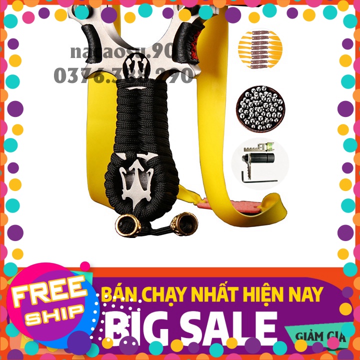 Giá tận gốc Ná cao su laze Đinh ba, hợp kim, siêu chuẩn - Kèm thun Precise siêu dai - hàng chuẩn