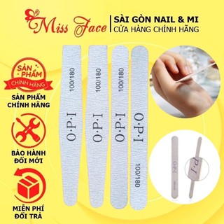 Dũa móng tay thật chuyên dụng - dũa mỏng opi chỉ số 100/180 - 1 lốc 50 chiếc dũa xịn xò - giá rẻ