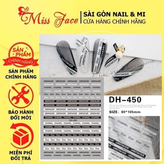 STICKER hình dán móng nail - Decal dán móng nail siêu xinh
