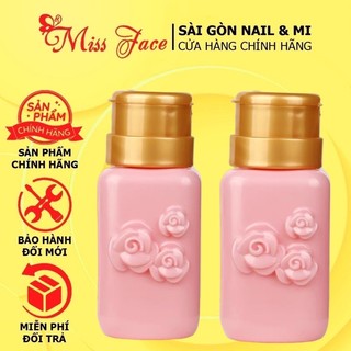 Lọ hồng đựng axiton đựng cồn lau gel - lọ đựng cồn chuyên dụng làm nail