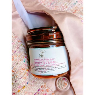 Scrub tẩy da chết toàn thân hữu cơ muối hồng dẻo hymalaya