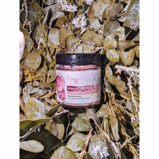 Mask hữu cơ thuần chay đất sét hồng dành cho da dầu, mụn