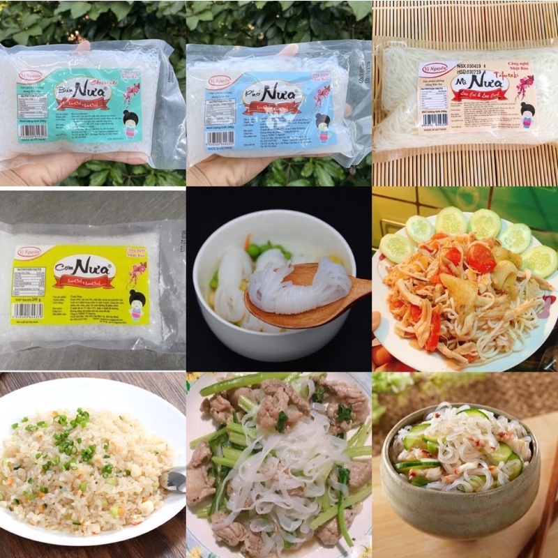 BÚN/ PHỞ/ MÌ/ CƠM NƯA KETO EATCLEAN 0 calo
