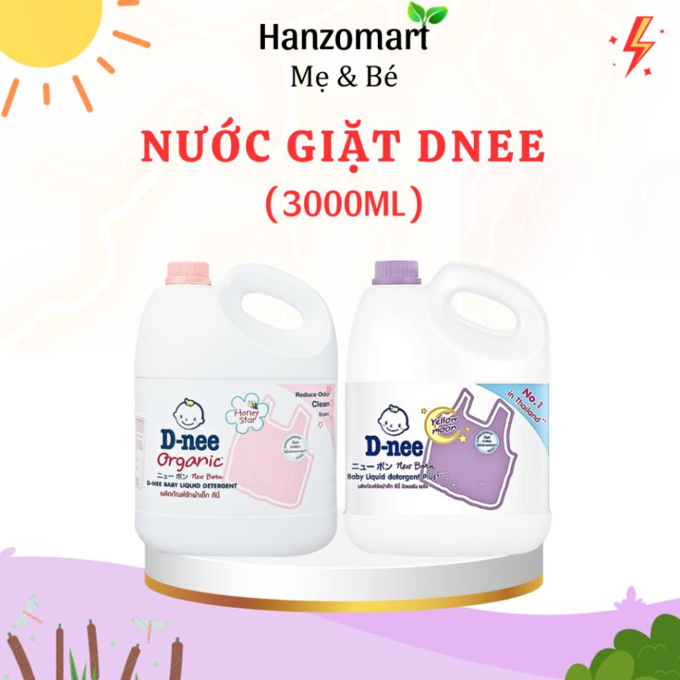 Nước giặt quần áo em bé Dnee 3000ml