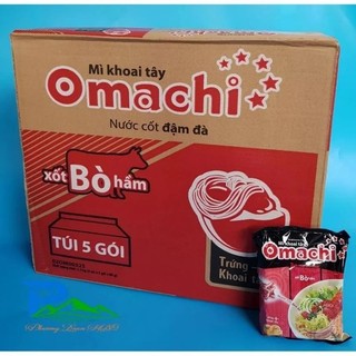 Thùng 30 gói mỳ Omachi sườn/ bò