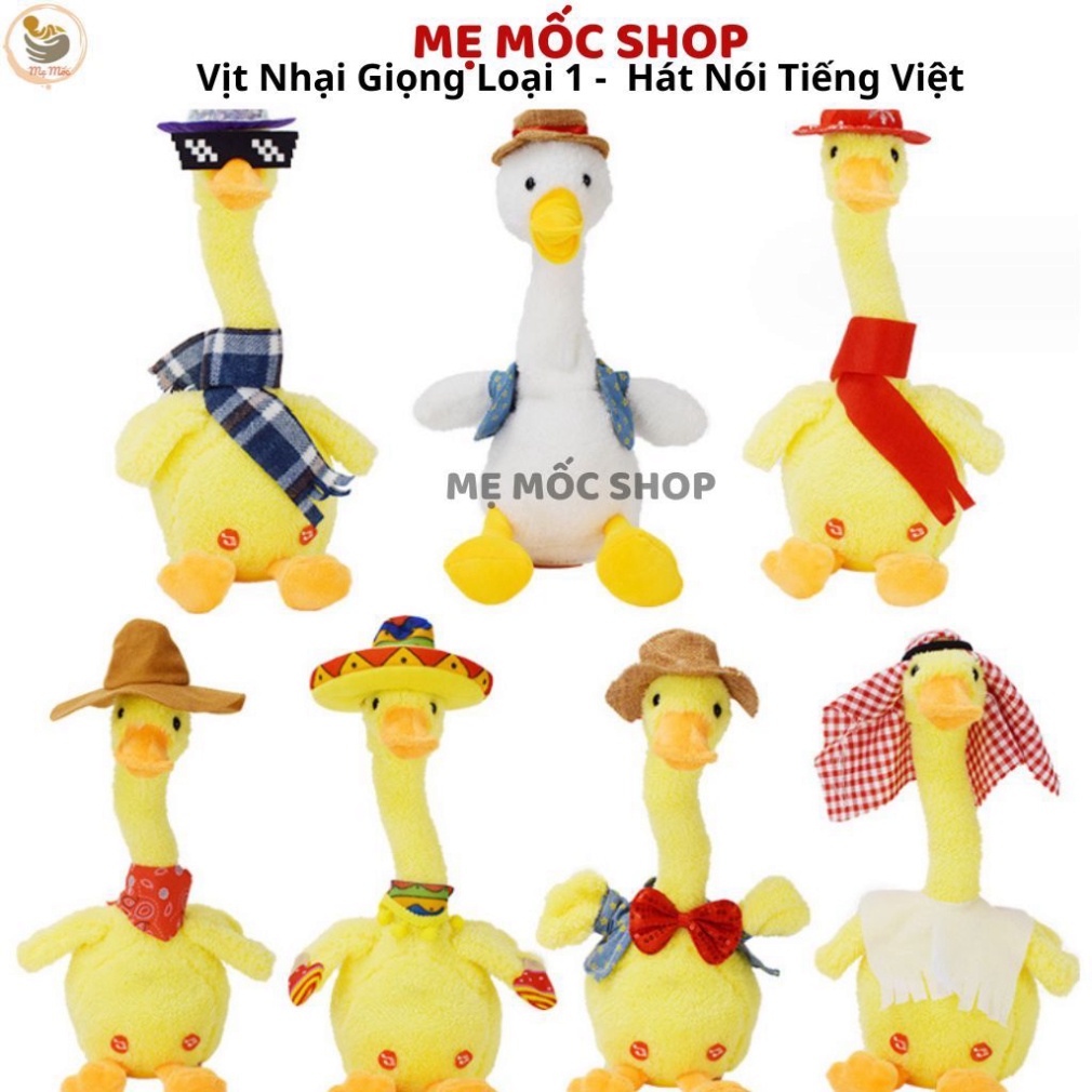 Vịt Bông Nhảy Múa Nhại Giọng Biết Nói, Sạc Điện Biết Hát Hottrend .ĐTLV