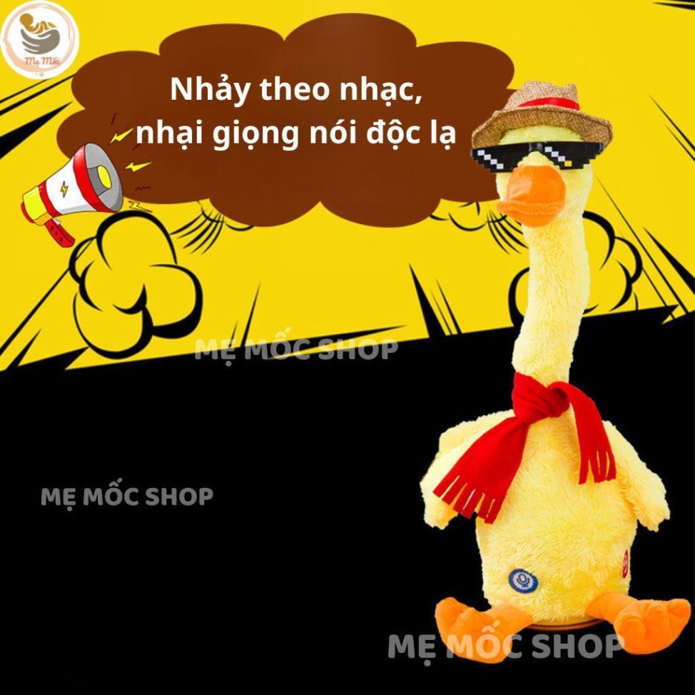 Vịt Bông Nhảy Múa Nhại Giọng Biết Nói, Sạc Điện Biết Hát Hottrend .ĐTLV