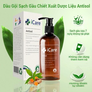  Dầu Gội Antisol Icare Pharma Dược Liệu Ph 6.5 Làm Sạch Gàu Giảm Ngứa Và Bết Tóc 