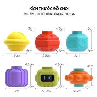 Hộp busy thả hộp hình khối, giáo dục sớm, bé 1,2,3 tuổi