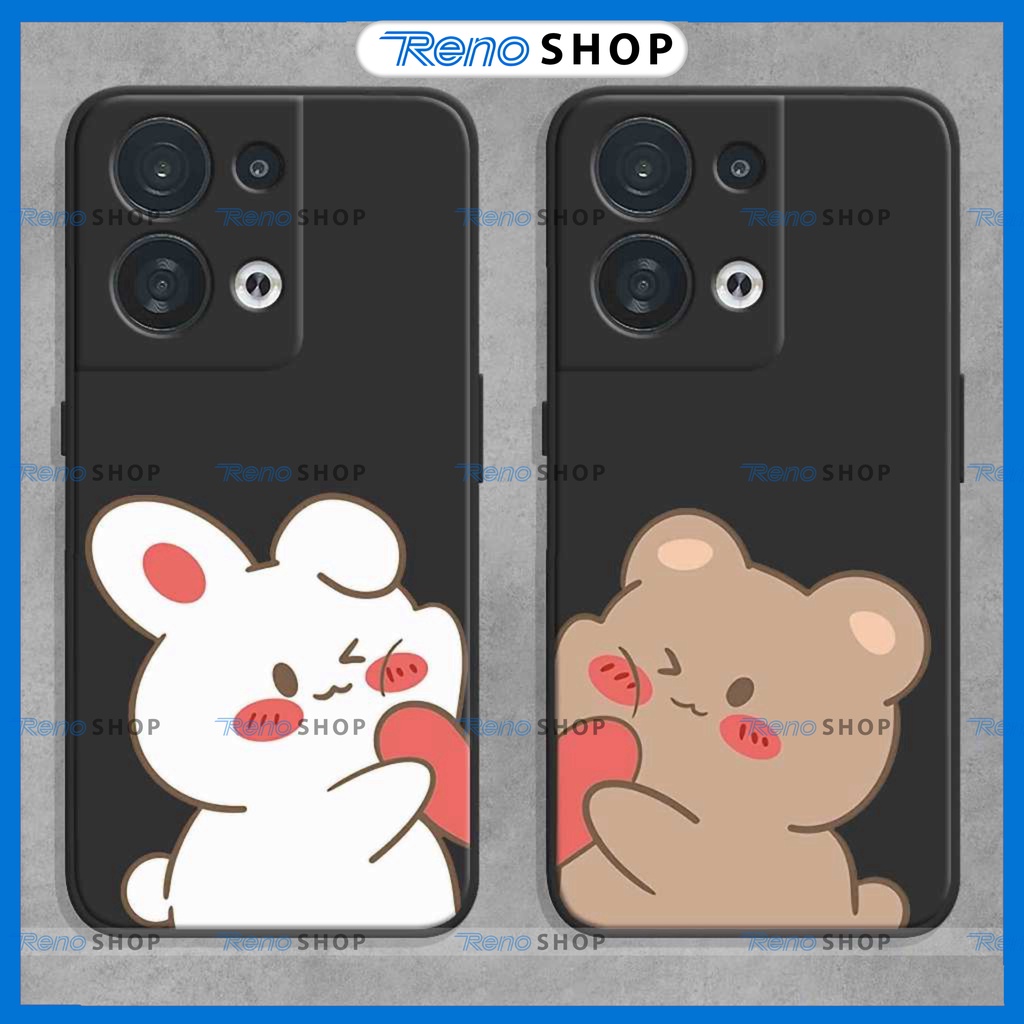 Ốp lưng oppo reno4/reno5/reno6/reno7/reno8/reno10 Z T pro plus 4G 5G cặp đôi hoạt hình cute ngộ nghĩnh dễ thương đẹp