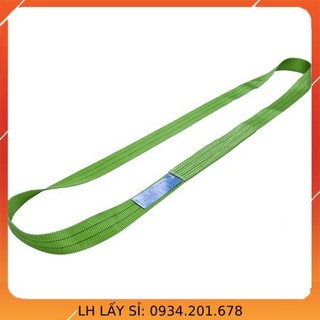 Cáp vải cẩu hàng 2 tấn 5:1 may vòng tròn
