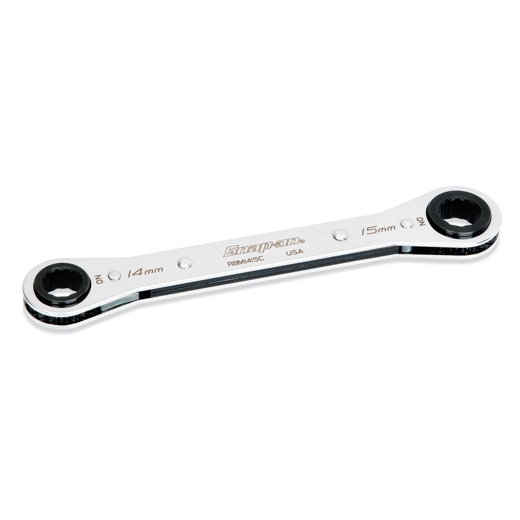 CỜ LÊ SNAP-ON 14–15 MM 12-POINT METRIC 0° OFFSET RATCHETING BOX | RBM1415C