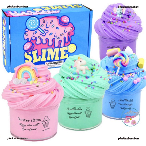 Slime Grape butter cream- Kem bơ nho - Butter slime - Hương nho Mỹ Chuói Thái