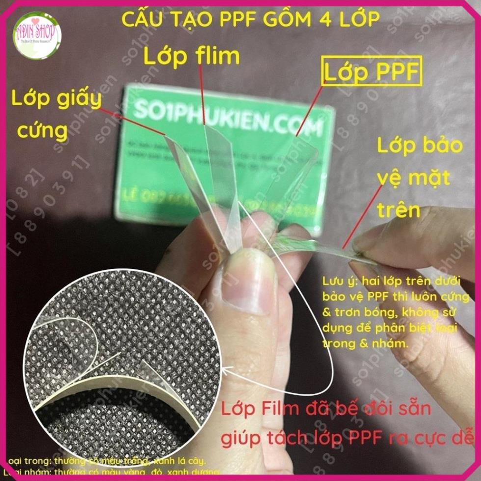 Dán PPF iPod Classic Gen 1, 3, 4, 5, 6, 7/ iPod U2 loại trong, nhám dành cho màn hình, mặt lưng chuẩn xịn