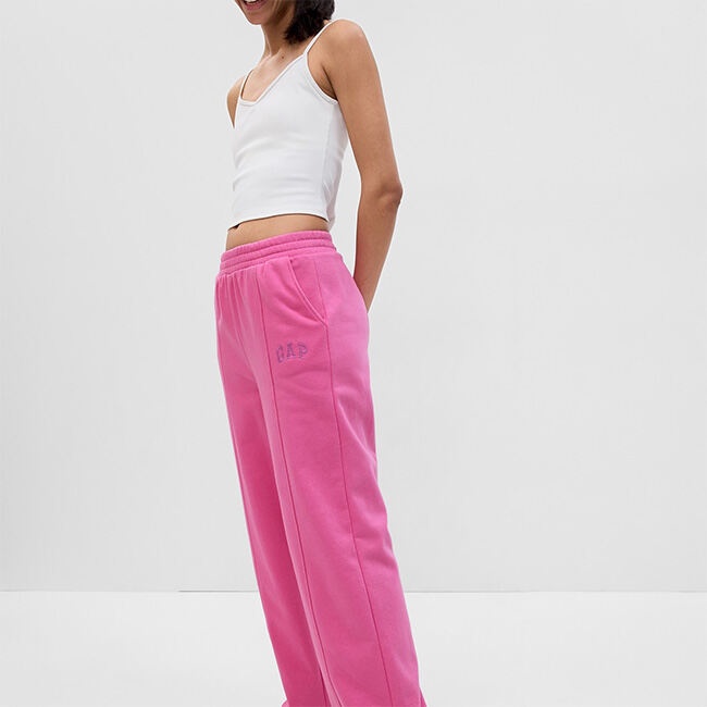 GAP - Quần Thun Dài Nữ - Logo Wide Leg Pant 570067-01