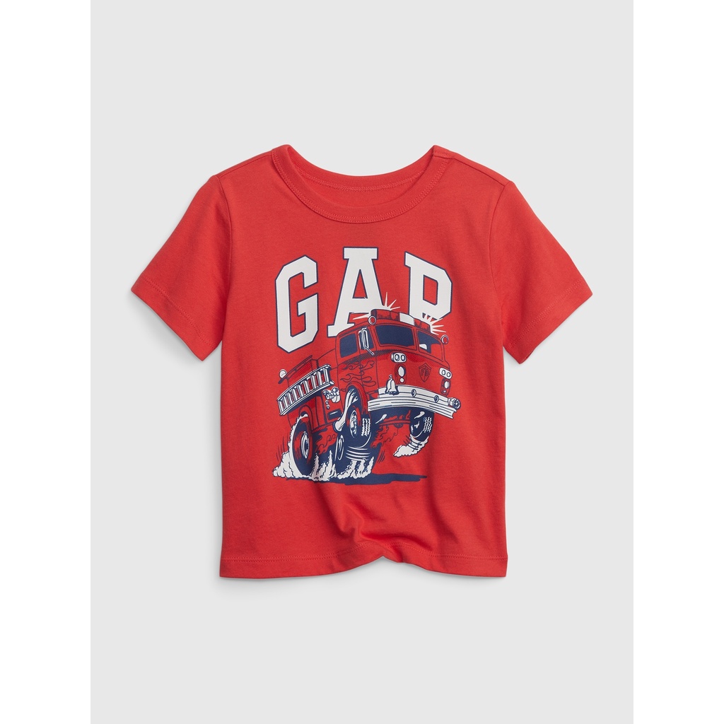 GAP - Áo Thun Tay Ngắn Em Bé Trai Toddler - Logo 595267-10