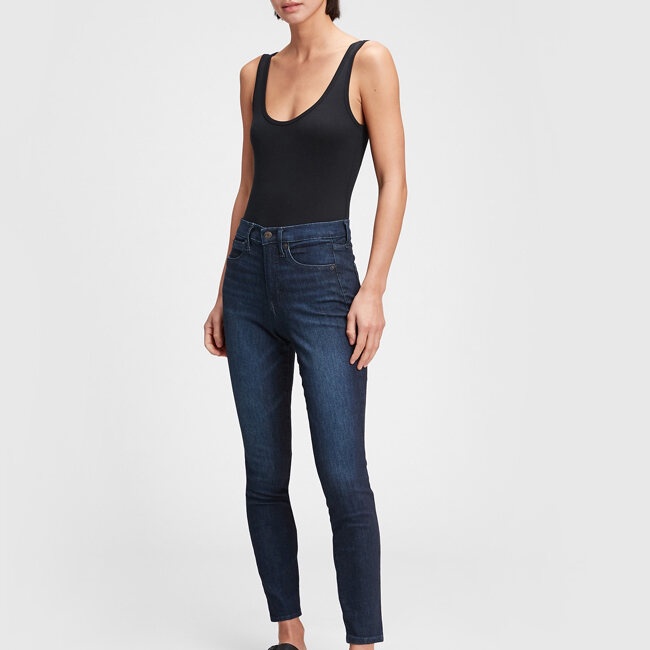 GAP - Quần Jeans Dài Nữ - High Rise Skinny 599921-00