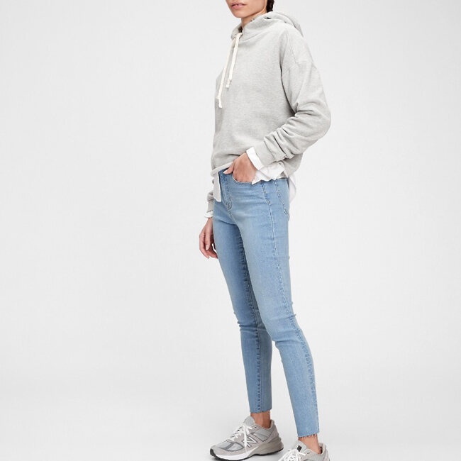 GAP - Quần Jeans Dài Nữ - High Rise Skinny 660499-00