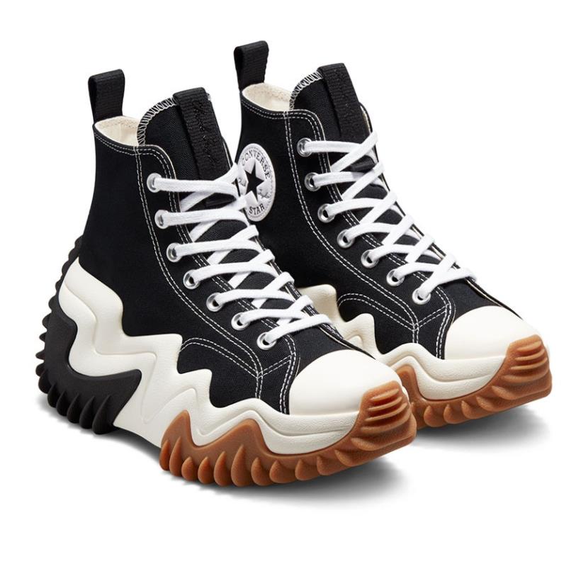 Giày Sneaker Converse run star motion cao cổ màu đen ( Full box)