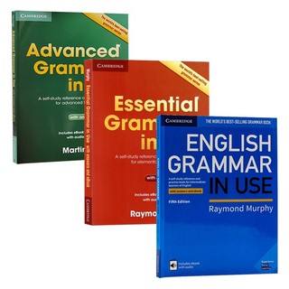 Sách - Advanced Essential English Grammar in use - Bộ 3 cuốn + File nghe Mp3