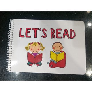 Sách - Let's Read - Cho bé làm quen tập đọc tiếng anh- Tặng file Mp3