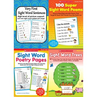 Sách - Sight word 4 quyển - Tặng file nghe mp3