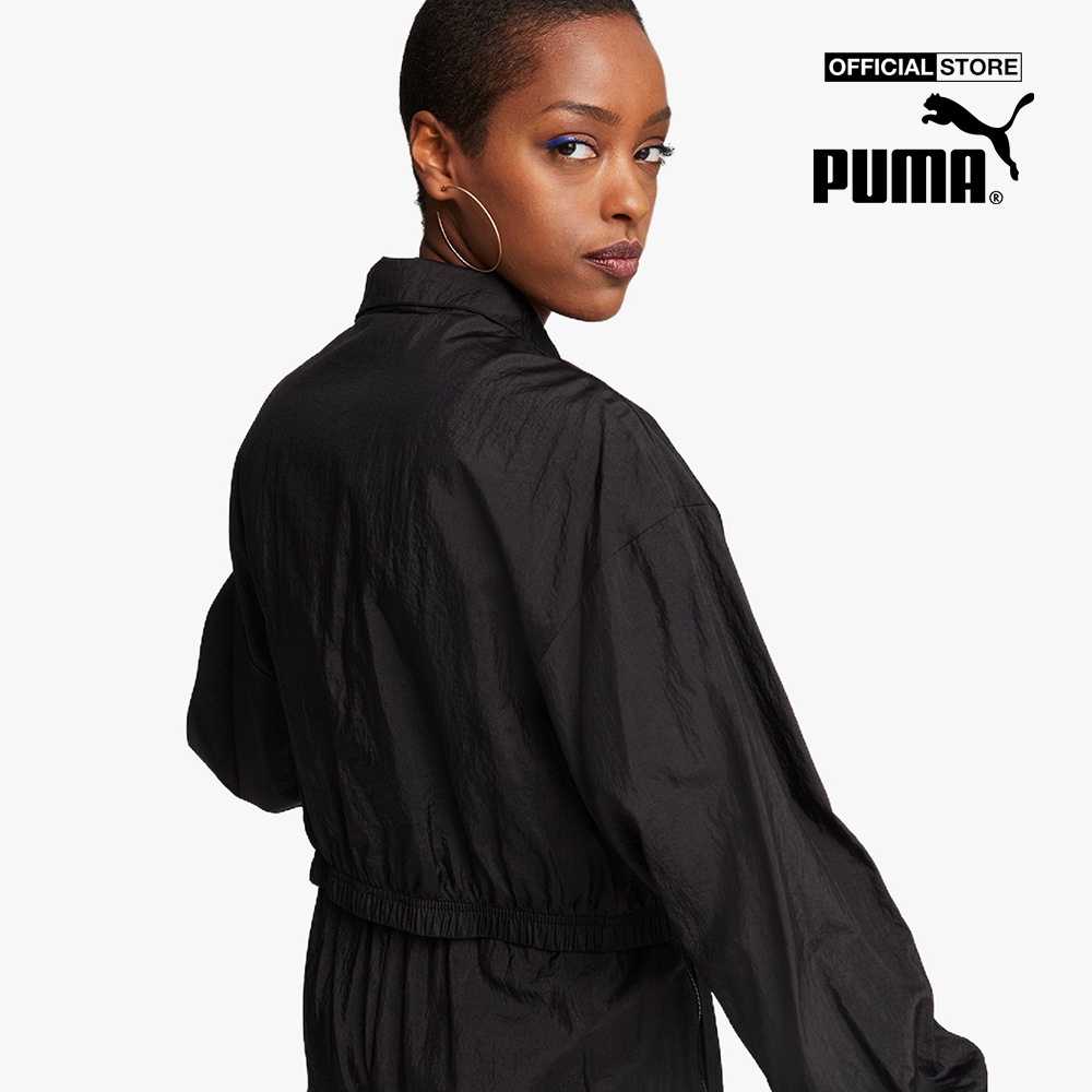 PUMA - Áo khoác nữ phom lửng thời trang Dare To Woven Track 535637-01