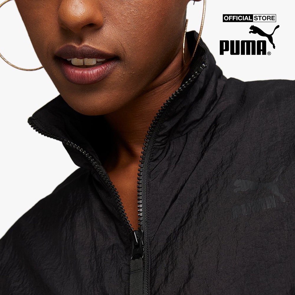 PUMA - Áo khoác nữ phom lửng thời trang Dare To Woven Track 535637-01