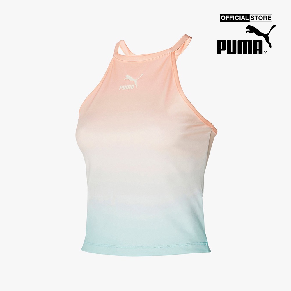 PUMA - Áo bra thể thao nữ Gloaming Printed 845841-76