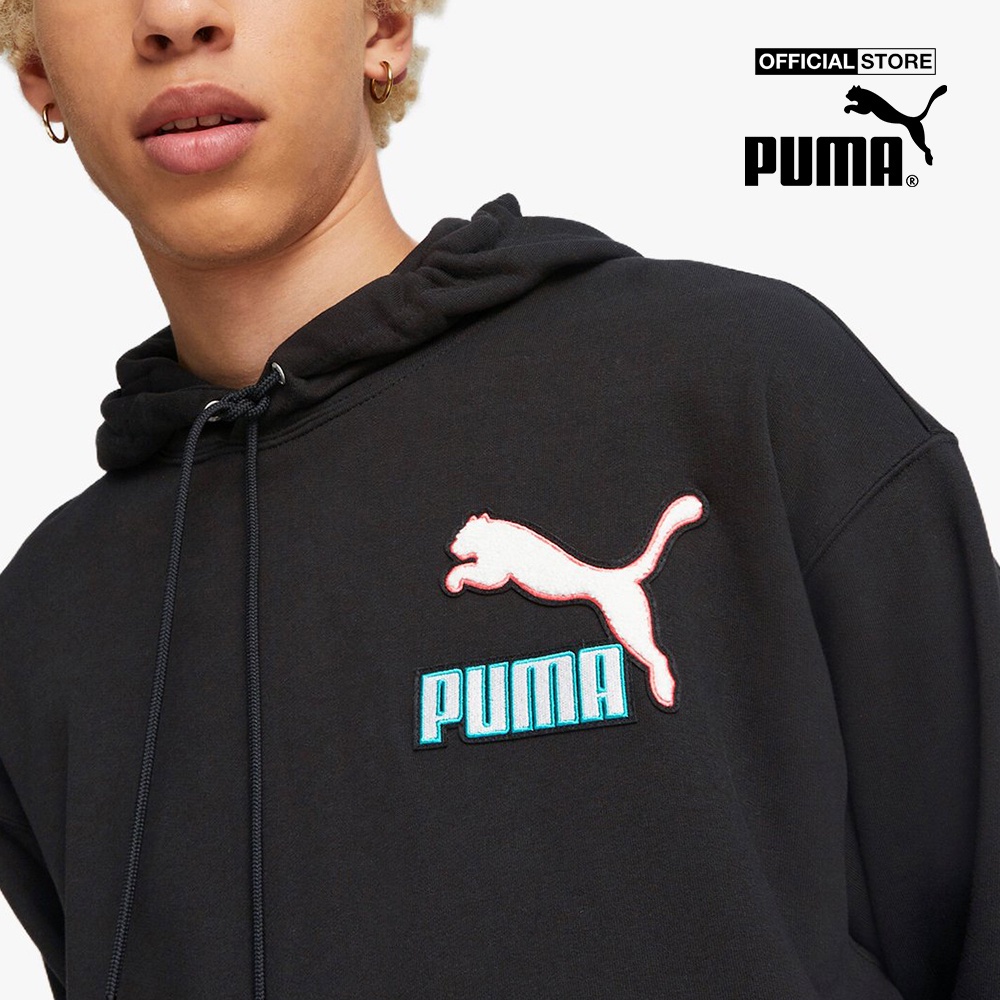 PUMA - Áo hoodie nam phối mũ Fandom 536114-01
