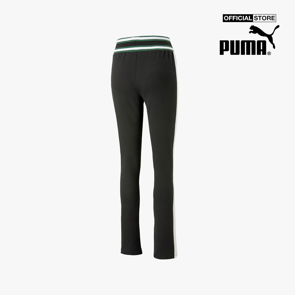 PUMA - Quần dài tập luyện nữ lưng thun T7 620259-01